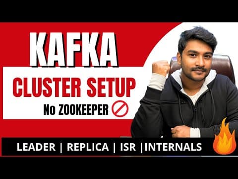 Kafka Cluster Setup & Internals Explained | Leader, Replica, ISR Deep Dive | Kafka Tutorial #4 thumbnail