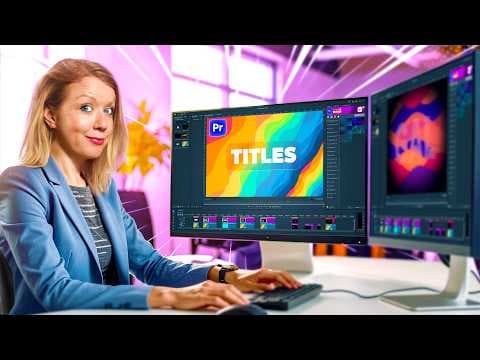 Simple Title Effects That Look Amazing in Premiere Pro! thumbnail