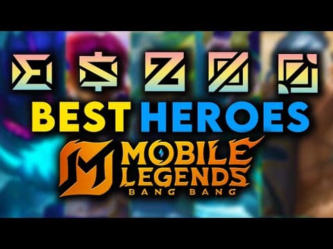 BEST HEROES IN MOBILE LEGENDS ALL ROLES | SEASON 37 UPDATED META HEROES FOR RANKING UP! thumbnail