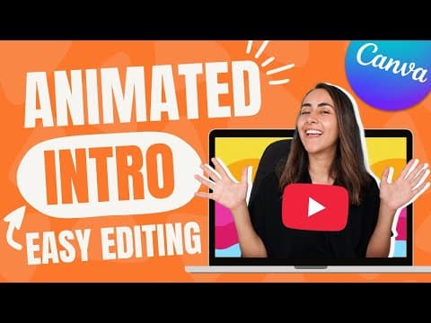 How to Create a Professional YouTube Intro with Canva thumbnail