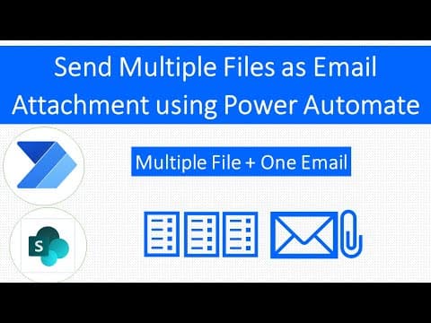 Dynamically Send Multiple Files as Email Attachment in Single Email using Power Automate thumbnail