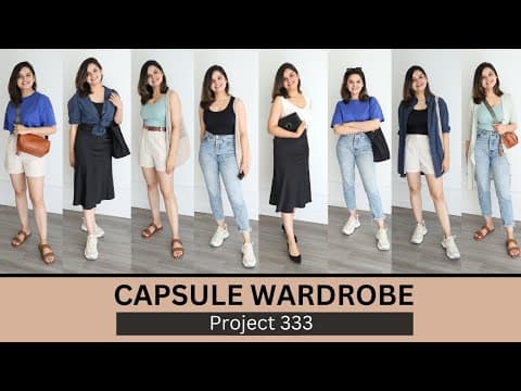 11 Pieces = 32 Outfits | Capsule Wardrobe Series Part 4 thumbnail