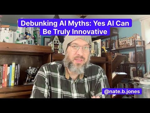 Debunking AI Myths: Yes AI Can Be Truly Innovative thumbnail