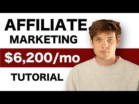 Affiliate Marketing Tutorial For Beginners 2025 (Step by Step) thumbnail