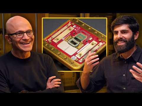 Satya Nadella shows me the first Majorana 1 Quantum Computing chip thumbnail