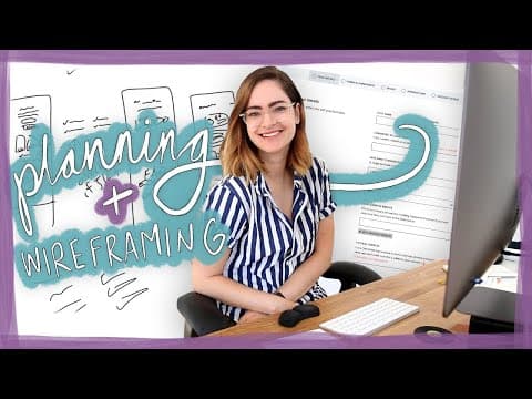 Planning + wireframing a new landing page | Design With Me thumbnail