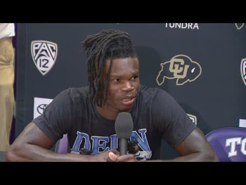 Travis Hunter, Dylan Edwards on Colorado win at TCU | Full press conference thumbnail