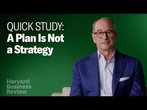 What Is the Difference Between Planning and Strategy? thumbnail