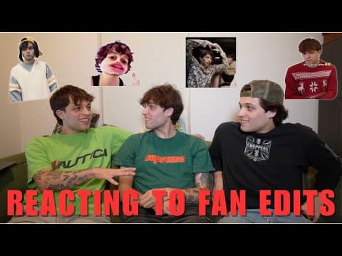 REACTING TO FAN EDITS + OUR VIRAL MOMENTS *part 2* thumbnail