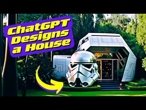 ChatGPT and Midjourney Designs Your Dream House: Star Wars Edition 🔥 thumbnail