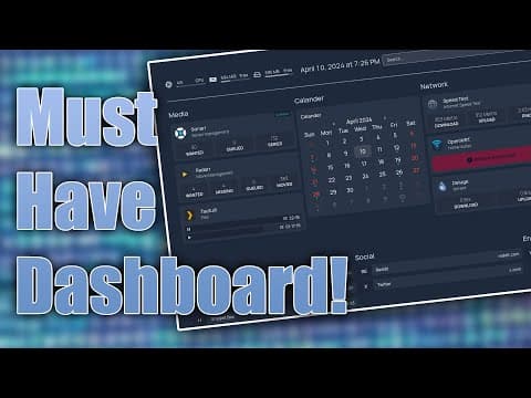 How to Set Up a Dashboard for Your Home Lab thumbnail