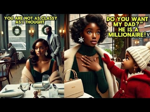 She Was Rejected On A Christmas Blind Date—Until Little Girl Asked “Do you want my Millionaire Dad?” thumbnail