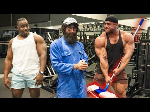 ELITE Powerlifter ANATOLY Use 32kg Mop | Pretended to be a CLEANER in a GYM #40 thumbnail