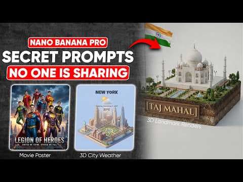 7 Secret Nano Banana Pro Prompts That Nobody Shares | Nano Banana Pro Tutorial 2026 thumbnail