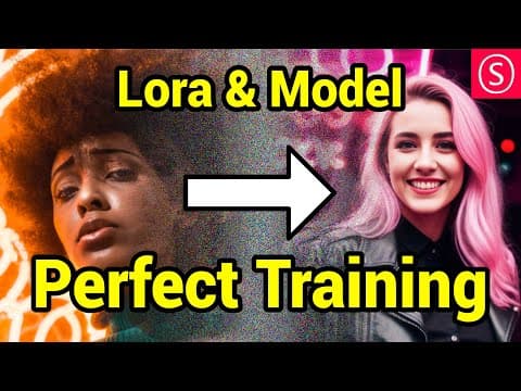 LORA + Checkpoint Model Training GUIDE - Get the BEST RESULTS super easy thumbnail