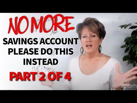 No More Savings Account PLEASE DO THIS It Will Change Your Life Part 2/4 thumbnail