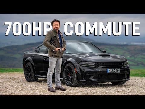 Richard Hammond commutes to work in our new 700hp Dodge Charger Hellcat! thumbnail