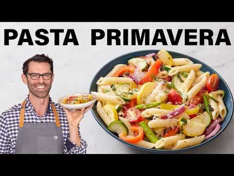 Easy Pasta Primavera Recipe thumbnail