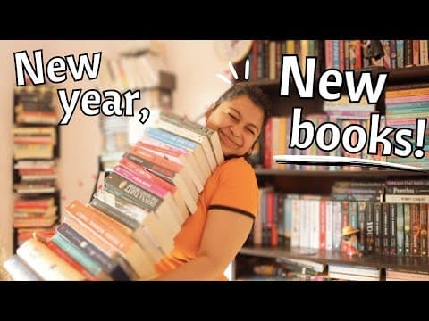 First and Extremely Juicy Book Haul of 2024! | Anchal Rani thumbnail