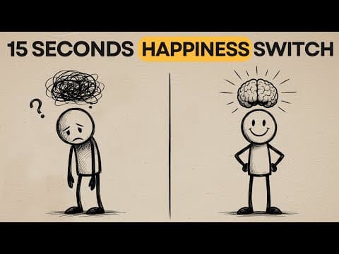 3 Brain Tricks That Make You Happier in 15 Seconds thumbnail
