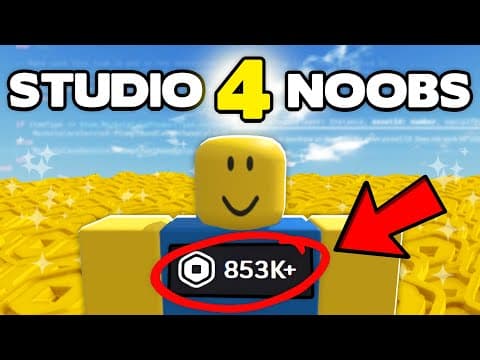 The BEST Beginner’s Guide To Roblox Studio (Make Games Now!) thumbnail