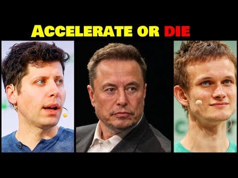 SECRET WAR to Control AGI | AI Doomer $755M War Chest | Vitalik Buterin, X-risk & Techno Optimism thumbnail