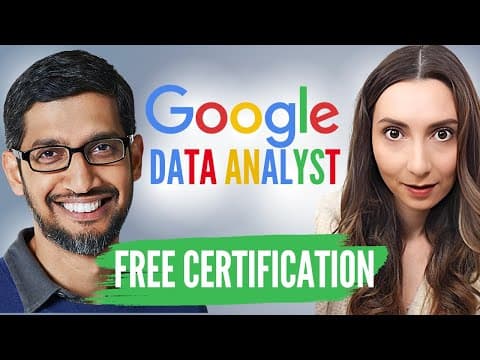 Make Money Online as a Data Analyst with FREE Google Certifications & Training thumbnail