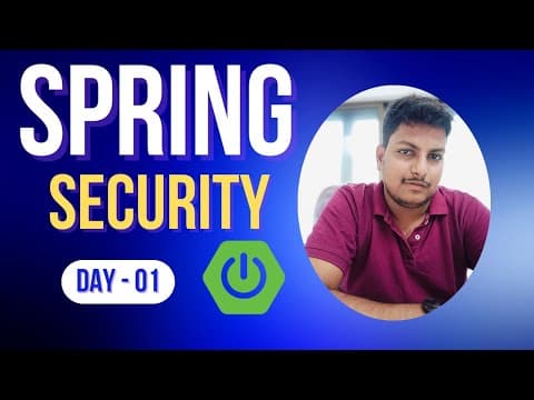Day-01 : Spring Security Tutorial | Authentication | Authorization thumbnail
