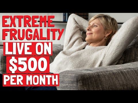 How Can You Live on $500 a Month Successfully? thumbnail