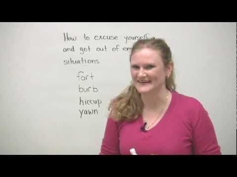 Slang in English: Bodily Noises – FART, BURP, YAWN, HICCUP, QUEEF thumbnail