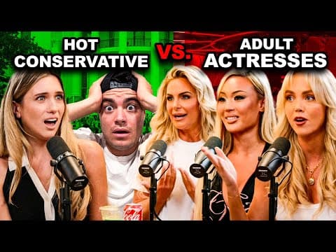 Hot Conservative Vs. Adult Actresses! (Ft. Kazumi)  thumbnail