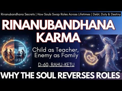 Roles Shift Across Incarnations | Your Child Was Once Your Teacher | Rinanubandhana Explained thumbnail