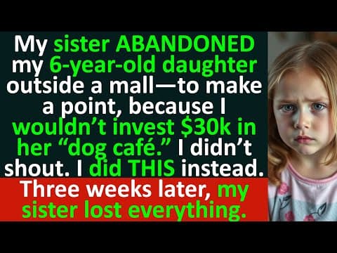 My sister left my 6-year-old ALONE outside a mall in protest of dogs not being allowed inside... thumbnail