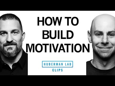 How to Get Motivated About Things You Don't Want to Do | Dr. Adam Grant & Dr. Andrew Huberman thumbnail
