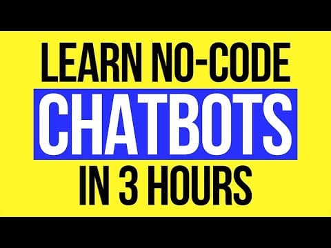 How to Build Chatbots | Complete AI Chatbot Tutorial for Beginners thumbnail