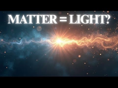 What If Matter Is Frozen Light? | SLEEP SCIENCE STORIES thumbnail