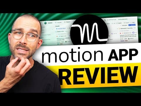 MOTION AI review: Does this productivity tool REALLY WORK? thumbnail