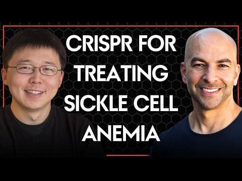 How CRISPR is used to treat sickle cell anemia | Peter Attia and Feng Zhang thumbnail