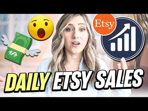 3 Marketing Strategies for DAILY Etsy Sales🤑 thumbnail