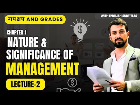 Day 2 - GnG | Business studies | CH 1 | Nature and significance of management | Class 12 thumbnail