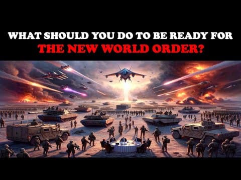 WHAT SHOULD YOU DO TO BE READY FOR THE NEW WORLD ORDER? thumbnail