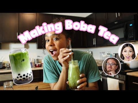 Khalilah After Hours Ep. 002: Trying Tina Yong  & Joshua Weissman's Boba Tea Recipe (chaotic) thumbnail