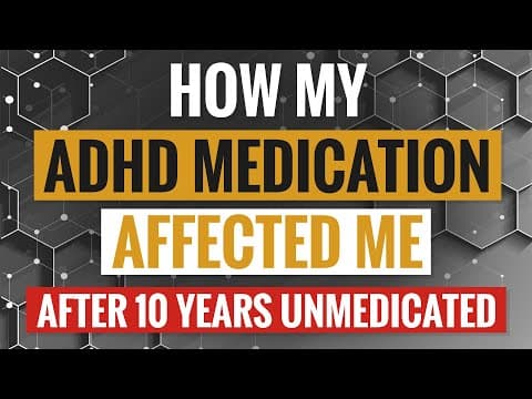 How My ADHD Medication Affected Me After 10 Years Unmedicated | Concerta | Ritalin thumbnail