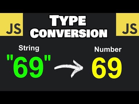 Learn JavaScript TYPE CONVERSION in 5 minutes! 💱 thumbnail