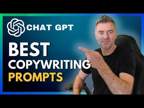 The Best Chat GPT Copywriting Prompts 🤯 thumbnail