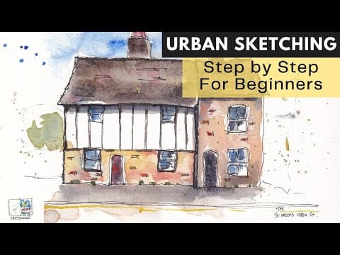 Urban Sketching for Beginners - Step by Step - Tutorial thumbnail