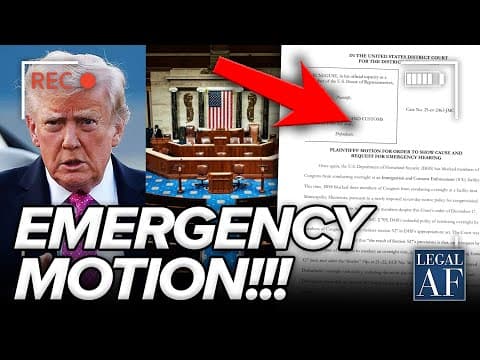 🚨 Congress BLINDSIDES Trump with EMERGENCY MOTION thumbnail