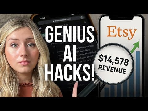 10X Your Print on Demand Sales with These GENIUS AI Hacks🔥 (ChatGPT & More!) thumbnail