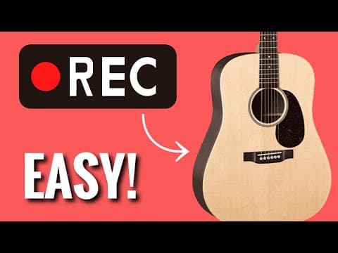 How to Record Acoustic Guitar in Four Simple Steps thumbnail