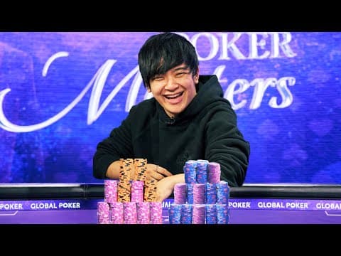 Japanese Superstar Masato Yokosawa Hunts $223,000 Prize at Poker Masters! thumbnail